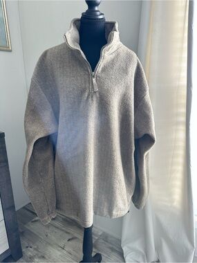 Northwest Territory Men's Zip-Up Sweater in Light Taupe